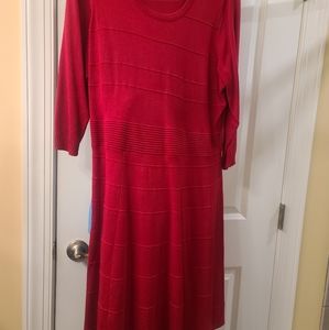 Red Sweater Dress Lane Bryant